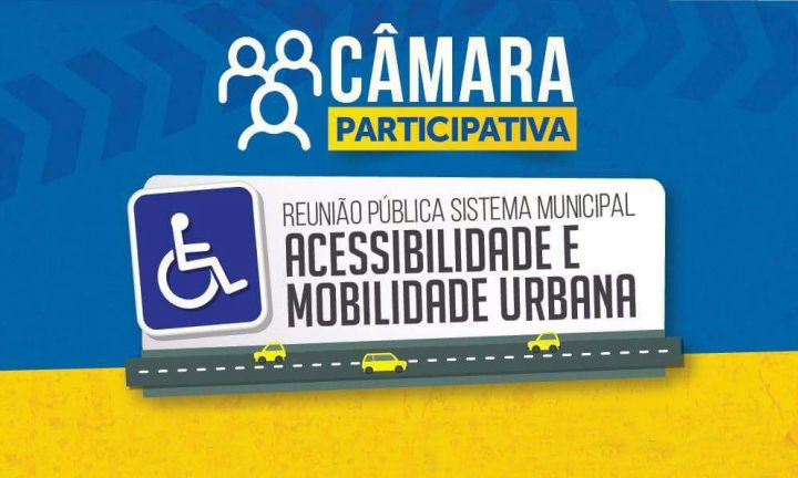 Mobilidade e acessibilidade urbana serão temas de audiência pública