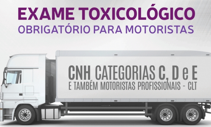 Motoristas profissionais têm até 28 de dezembro para regularizar exame toxicológico