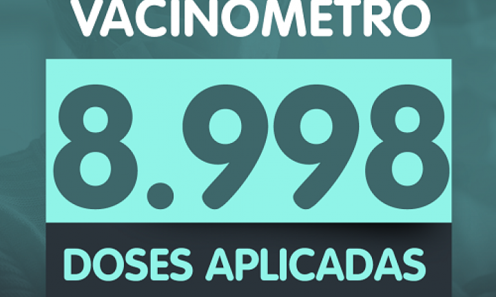 Avaré já aplicou 8.998 doses de vacina contra a Covid-19