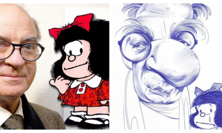 Cartunista avareense homenageia Quino, criador da personagem Mafalda