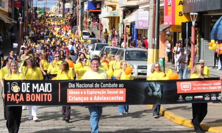 Caminhada da campanha Faça Bonito acontece na segunda-feira, 18