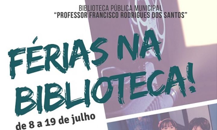 Biblioteca oferece programação de férias para crianças