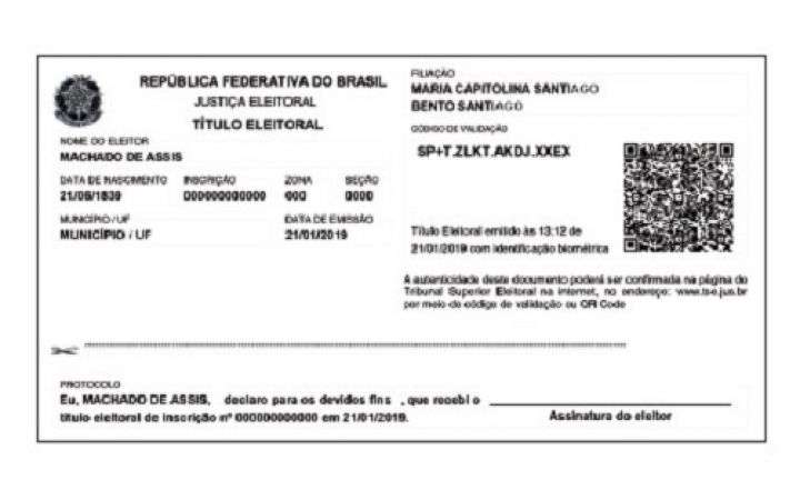 Título de Eleitor tem novo formato a partir de maio