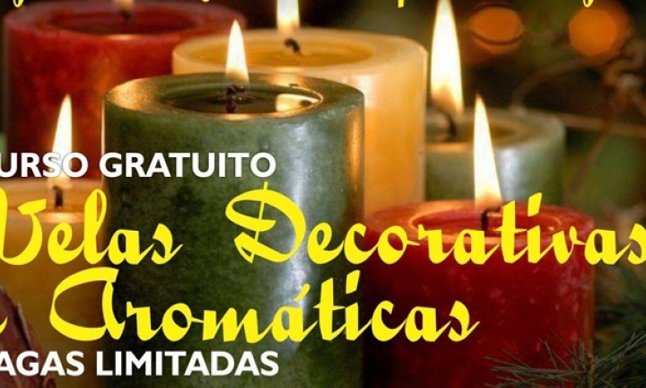Curso de velas decorativas abre inscrições para público a partir de 60 anos