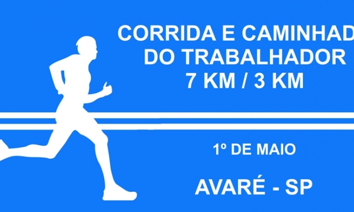 Corrida 1º de Maio Dia do Trabalhador vai distribuir R$ 8,5 mil em prêmios