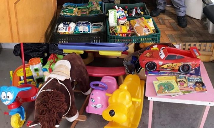 Fundo Social recebe doações de brinquedos e alimentos