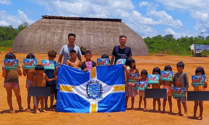 Escritores cerqueirenses levam oficinas de literatura para índios do Xingu