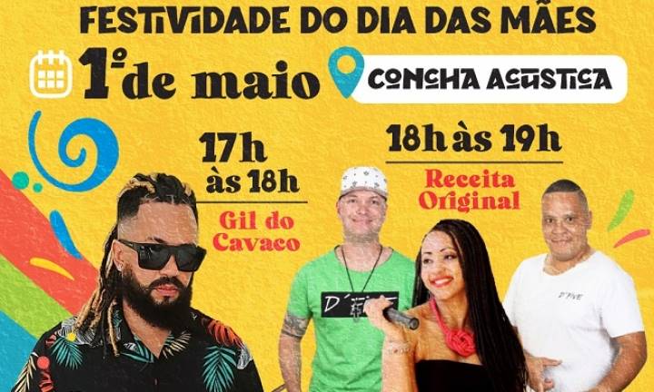 Concha Acústica recebe evento com ampla programação no dia 1º