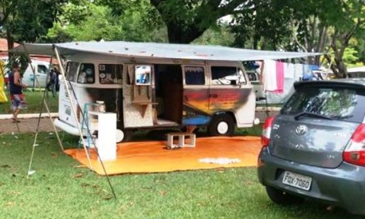 Evento em Avaré reuniu amantes de kombis e motorhomes