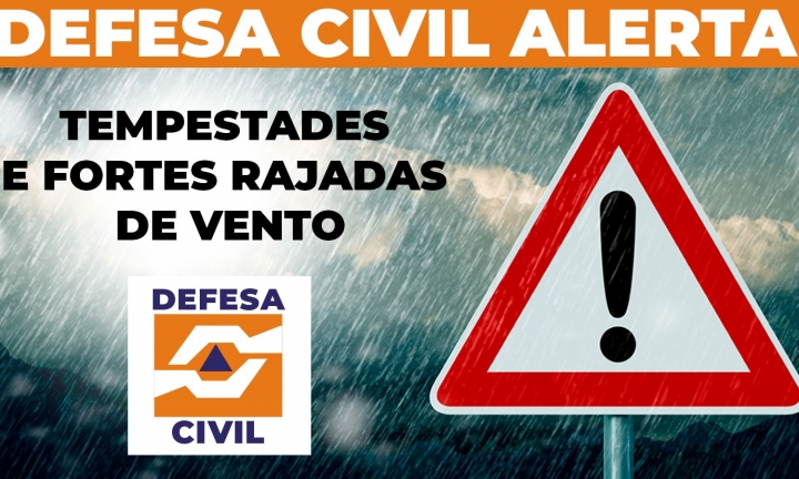 Defesa Civil alerta para tempestade em Avaré entre esta sexta e sábado