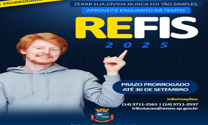 Ainda dá tempo de aderir aos benefícios do REFIS; prazo vai até 30 de setembro