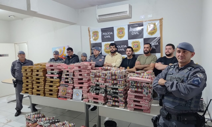 Megaoperação da Polícia resulta na apreensão de mais de meia tonelada de maconha