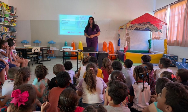 Ação leva promoção da saúde bucal a escolas municipais de Avaré
