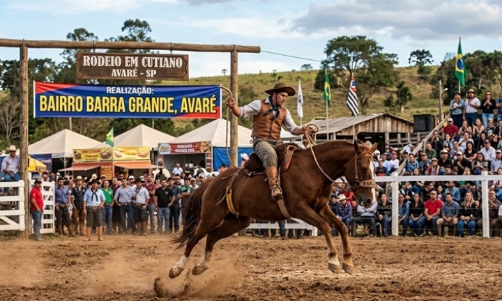 Bairro Barra Grande terá rodeio em cutiano no domingo, dia 12