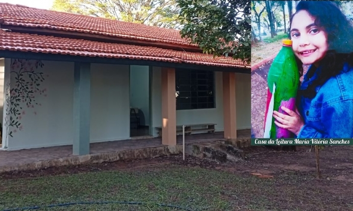 EMEB José Rebouças de Carvalho inaugura Casa da Leitura com homenagem