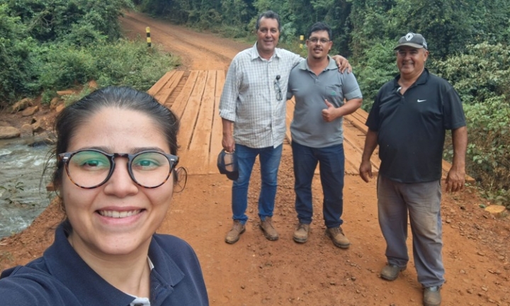 Suzano Celulose viabiliza reconstrução de ponte estratégica em estrada rural