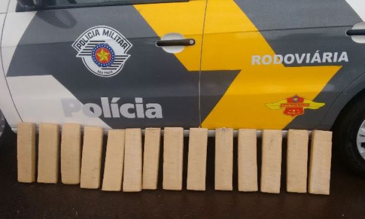 Homem é preso com 12 kg de maconha na Castelo