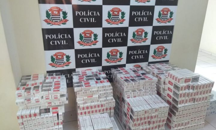 DIG de Avaré apreende carga de mais de 167 mil maços de cigarro