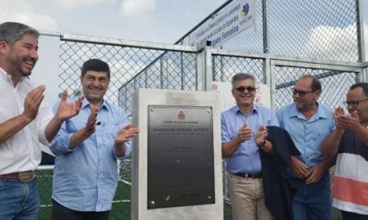 Cidades do interior ganham mais 3 quadras de futebol society