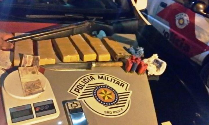 Polícia Militar prende traficante e apreende drogas e arma no Plimec