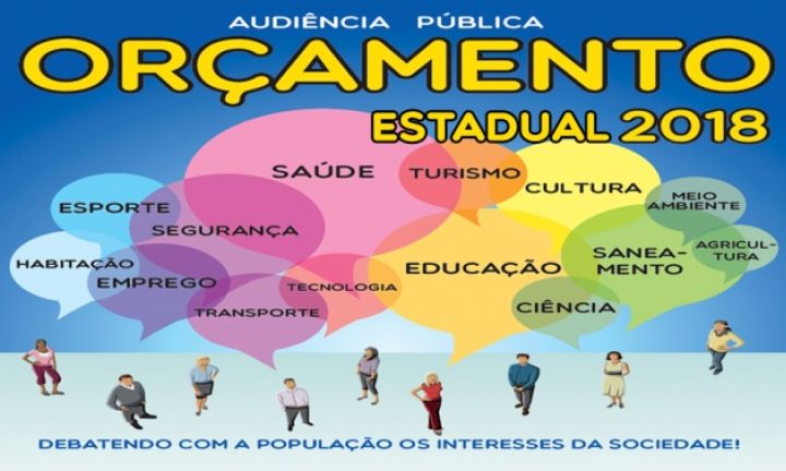 Cidadão tem até o dia 30 para apresentar sugestão ao Orçamento Estadual