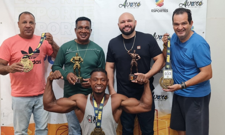 Atleta avareense é campeão em competição de fisiculturismo