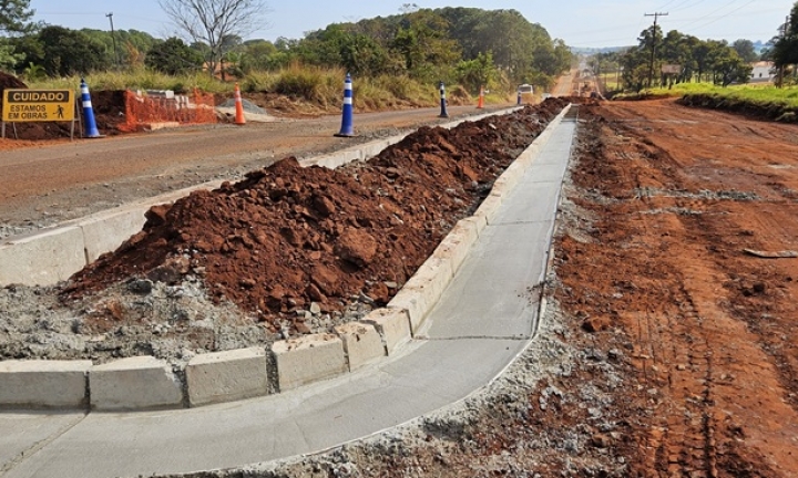 Obras para duplicação da Avenida Copacabana avançam em Avaré