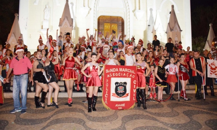 Desfile de Natal acontece no dia 21 ao som da Banda Marcial da AFPCA