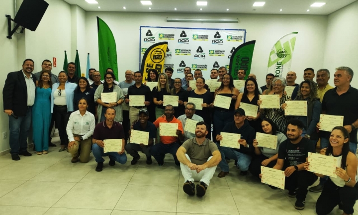 Alunos do curso de operação de drones receberam certificados de conclusão