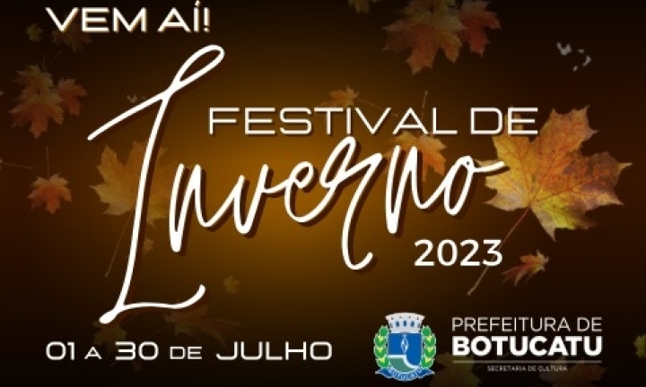 Festival de Inverno de Botucatu começa no dia 1º de julho com várias atrações