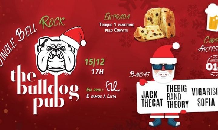 Bulldog Pub promove o Jingle Bell Rock no domingo, 15