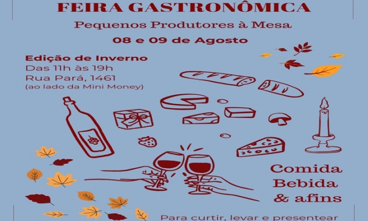 Pequenos Produtores à Mesa realizam Edição de Inverno da Feira Gastronômica