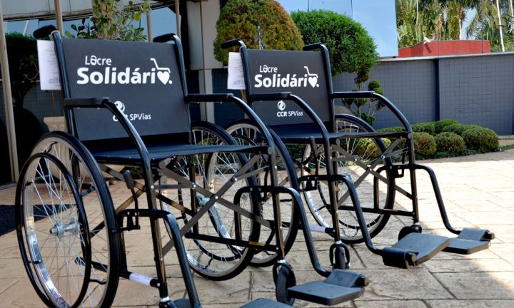 Avaré recebe cadeiras de rodas da CCR SPVias
