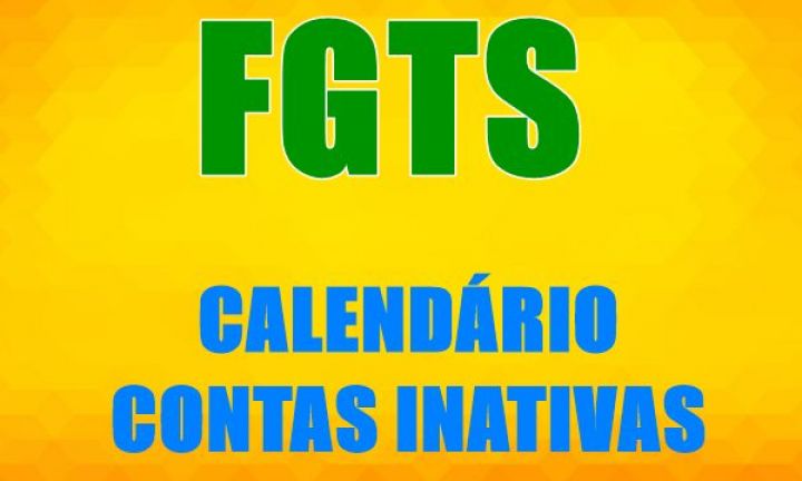 Governo divulga calendário de saque das contas inativas do FGTS