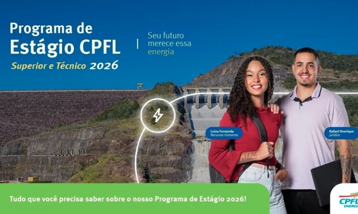 CPFL Energia abre inscrições em Piraju para o Programa de Estágio 2026