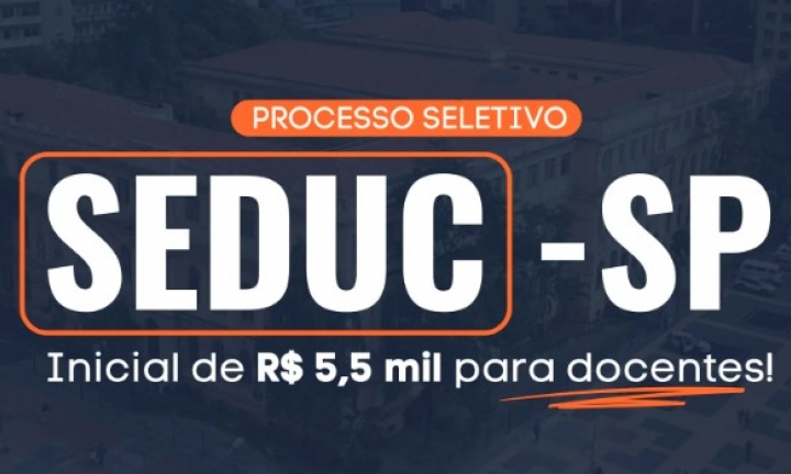Inscrições para o concurso da Seduc-SP foram prorrogadas até quinta (28)