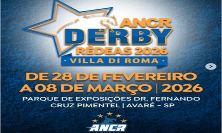 ANCR promove a IV Derby Villa Di Roma 2026 no recinto de exposições da Emapa