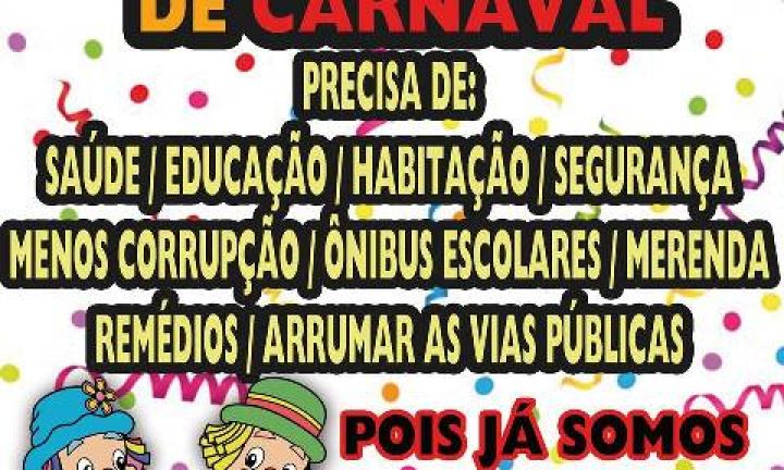 Governo Jô enfrenta polêmica de fazer ou não o Carnaval