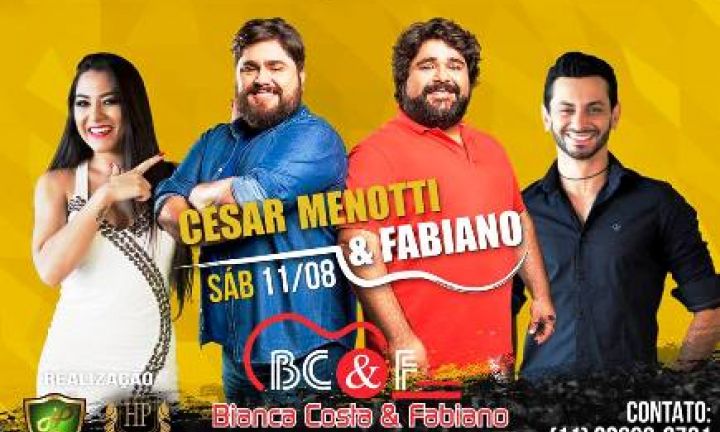 Haras Piedade apresenta show com César Menotti & Fabiano