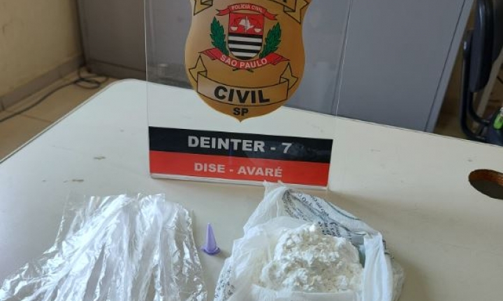 Homem é preso com 100 gramas de cocaína na Vila Operária