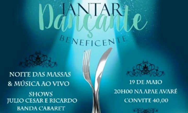 Jantar beneficente ao CVV acontecerá no dia 19