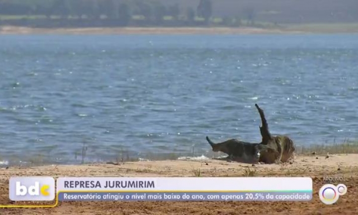 Represa de Jurumirim alcança nível mais baixo do ano em Avaré