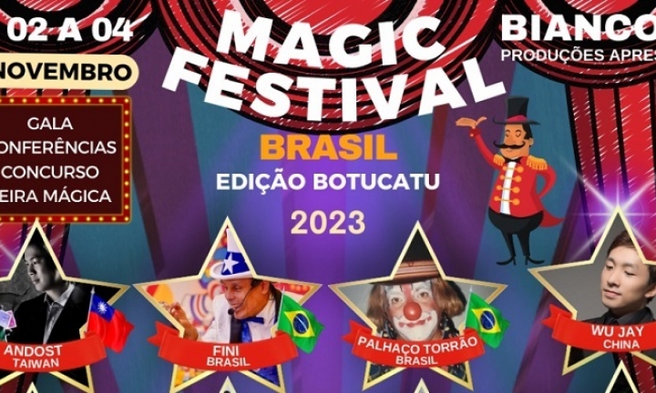 Botucatu recebe maiores ilusionistas do mundo em festival