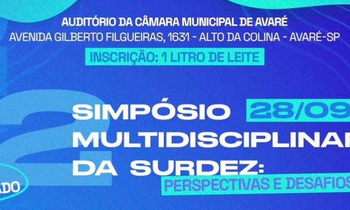 Simpósio discute direitos e educação de surdos no dia 28