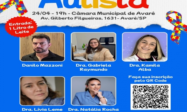 6º Simpósio do Autismo, que acontece no dia 24 de abril, está com inscrições abertas