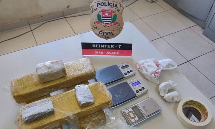 Polícia Civil apreende mais de 3 kg de drogas em matagal no Jardim Vera Cruz