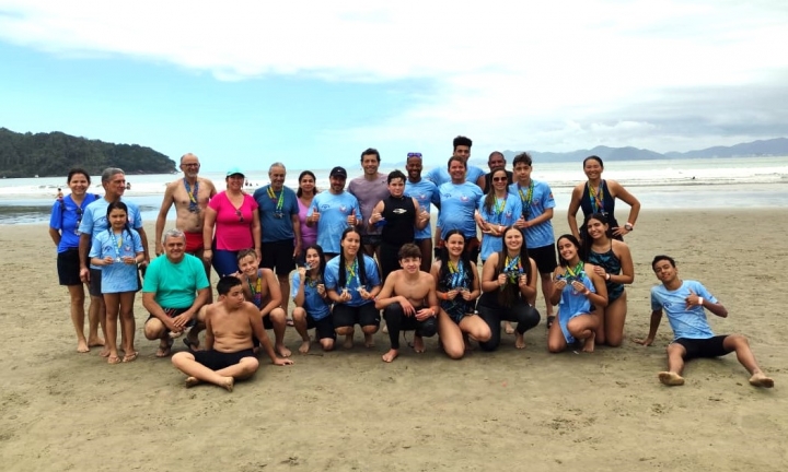 Natação vence mais uma etapa do Circuito Paulista de Travessias Aquáticas