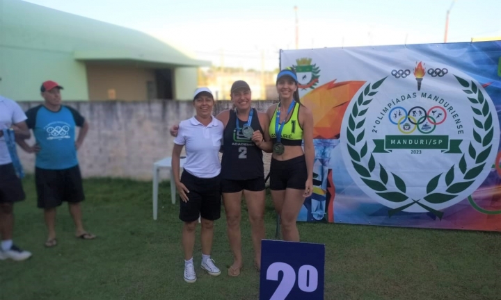 Dupla avareense conquista medalha de prata em olimpíada de Manduri