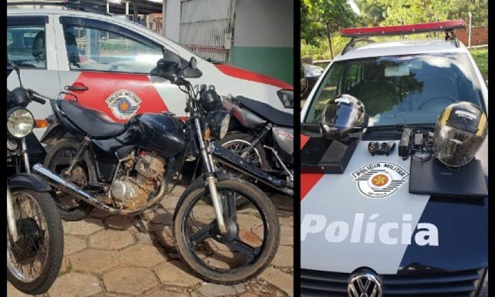 Polícia Militar recupera motos e objetos produtos de furto