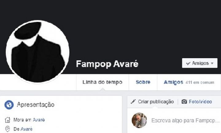 Página da Fampop Avaré no Face é invadida por hackers